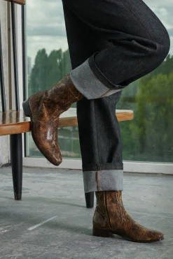 bottines écaille