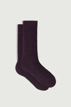 chaussettes cassis